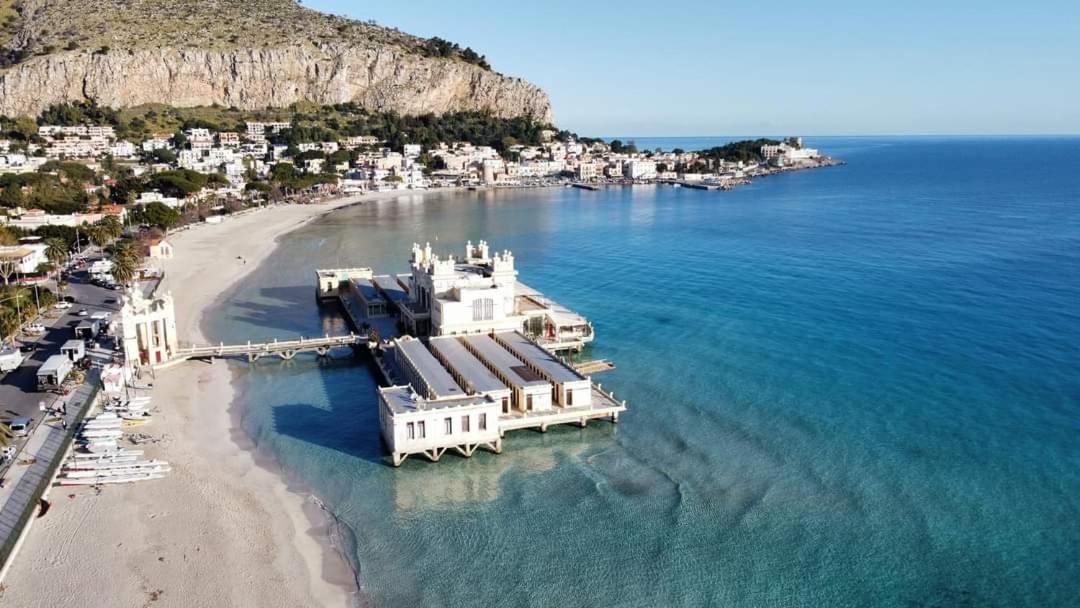 Ferienwohnung Mondello Manick Mare Palermo Exterior foto